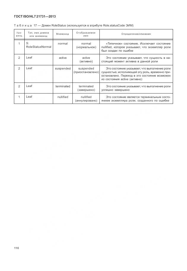ГОСТ ISO/HL 7 21731-2013, страница 122